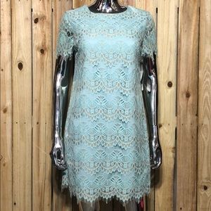Cynthia Steffe mint lace dress